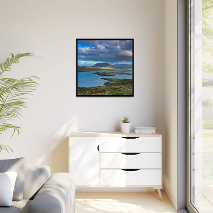 Unknown Mountain Matte Canvas, Framed (Multi-color)