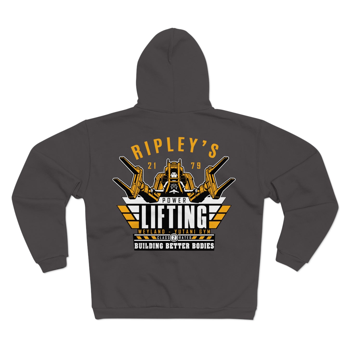 Ripley's Power Lifting Unisex Hooded Zip Sweatshirt - Building Better Bodies