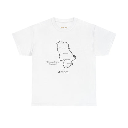 Antrim Unisex Heavy Cotton Tee White Edition