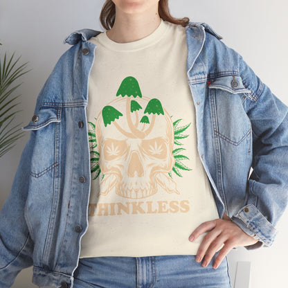 Mushroom Skull 'THINKLESS' T-Shirt