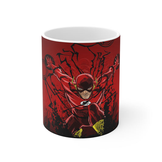 Flash Superhero Ceramic Coffee Mug - 11oz & 15oz
