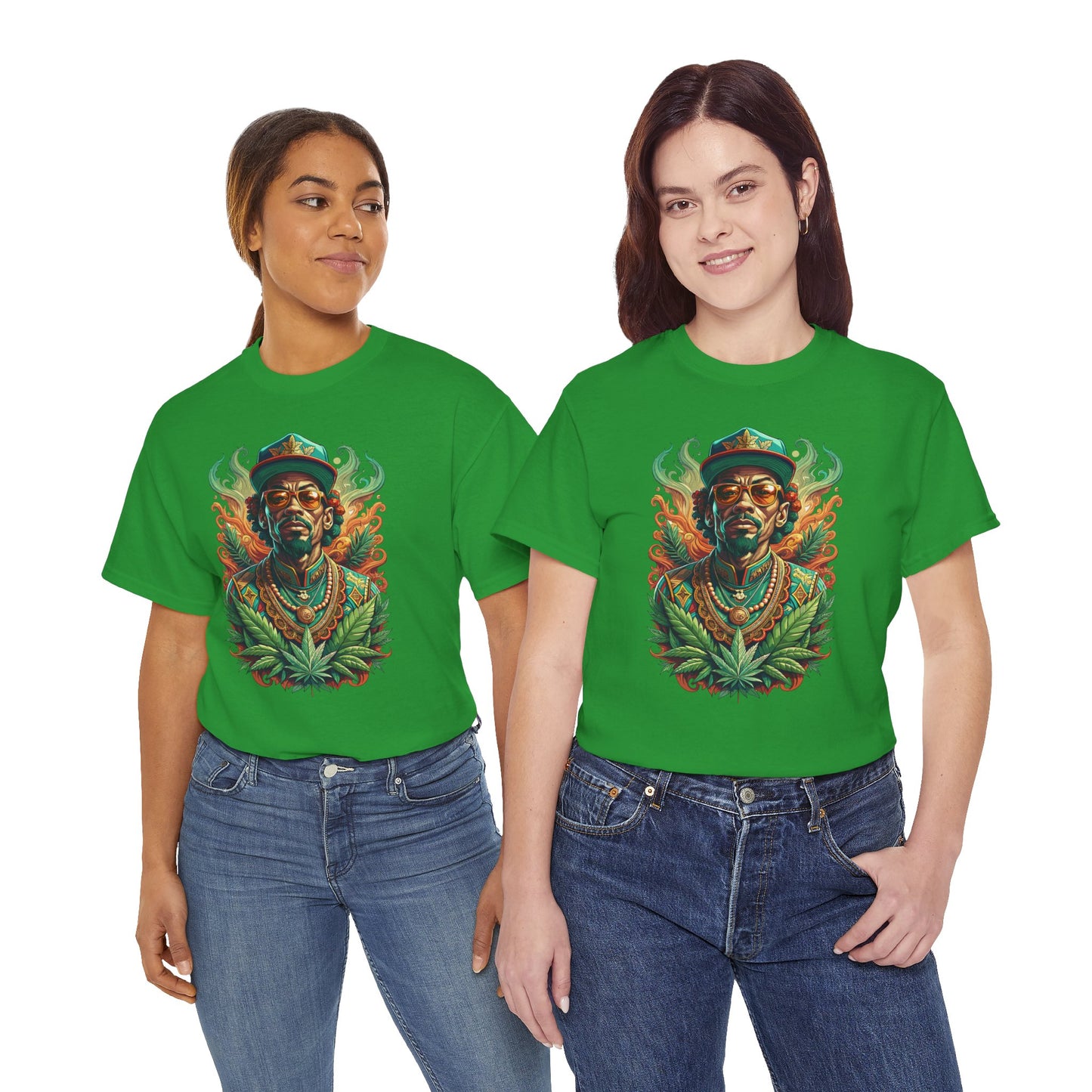 Reggae Lion Tee — Rasta Portrait Graphic T-Shirt