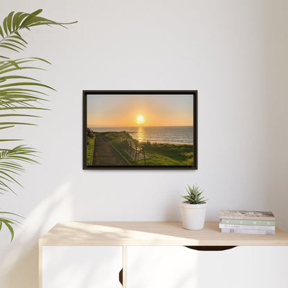 Sunset in Ballybunion 2 Matte Canvas, Framed (Multi-color)