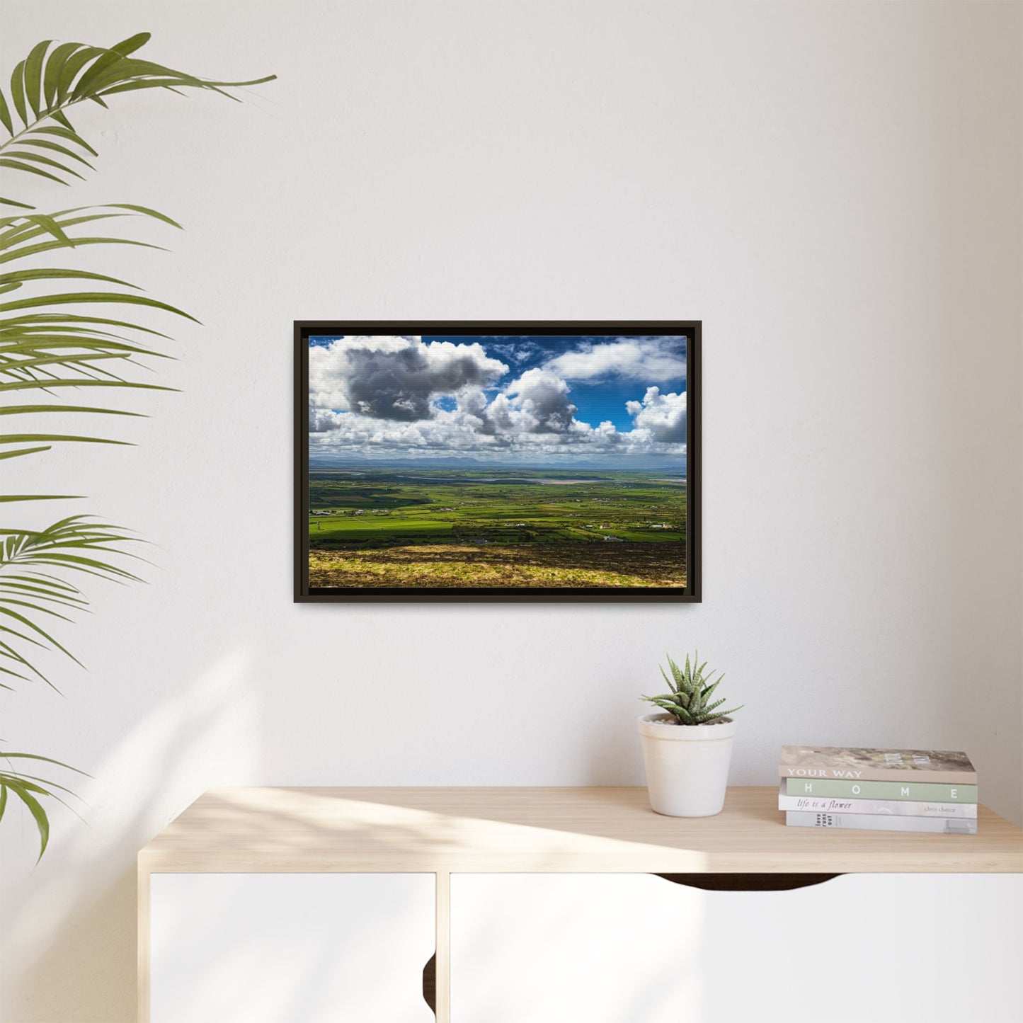 Kerry Panorama Matte Canvas, Framed (Multi-color)