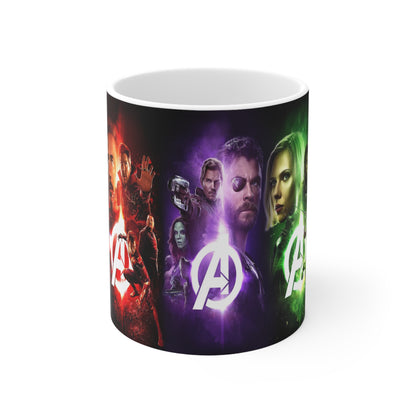 Avengers Ceramic Coffee Cups - 11oz & 15oz - Heroic Superhero Mugs for Fans