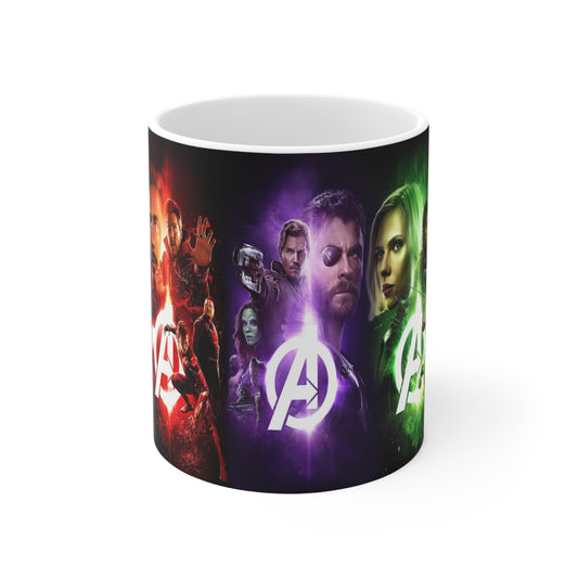 Avengers Ceramic Coffee Cups - 11oz & 15oz - Heroic Superhero Mugs for Fans