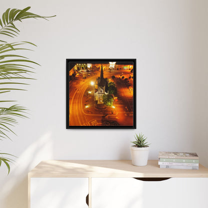 Listowel Church Matte Canvas, Framed (Multi-color)