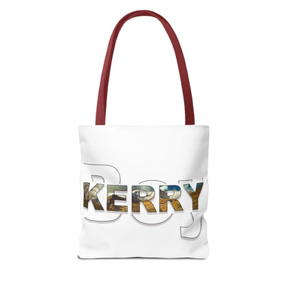 Kerry Boy White Tote Bag (AOP)
