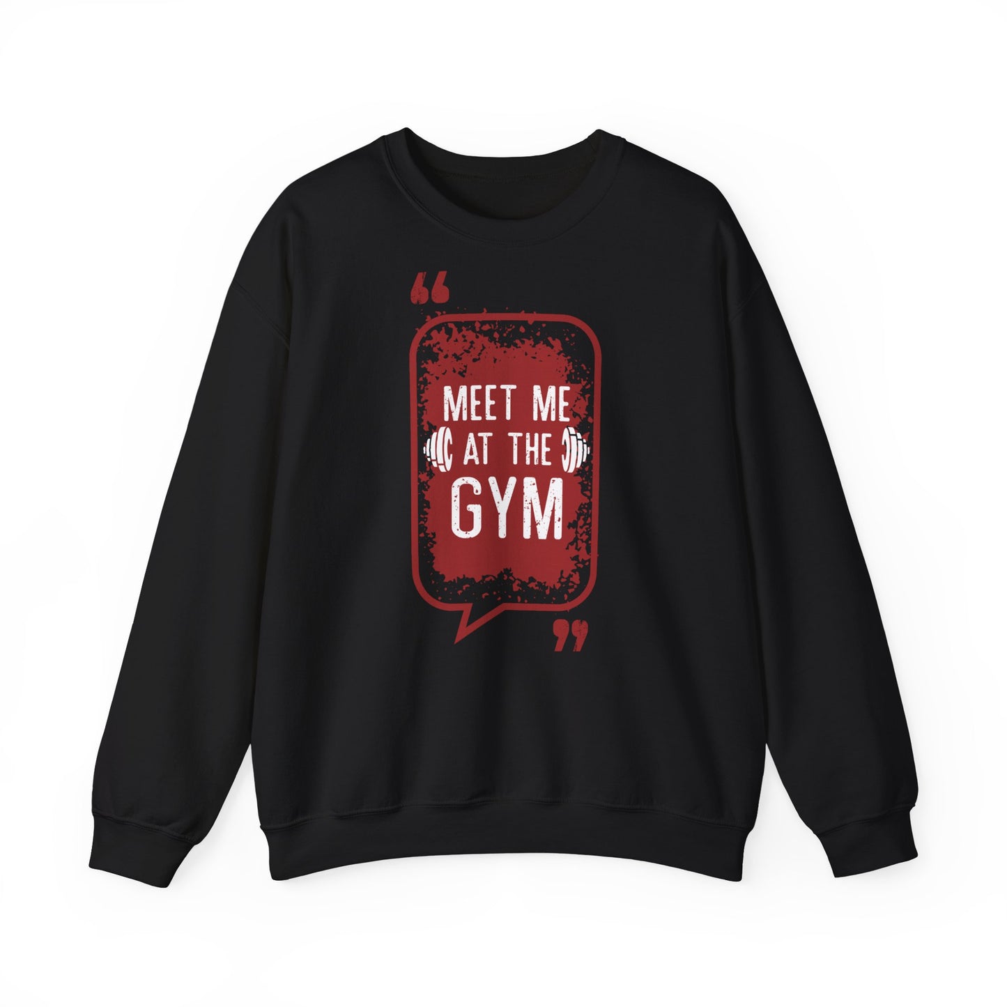 Motivational Gym Sweatshirt - Meet Me at the Gym Unisex Heavy Blend™ Crewneck
