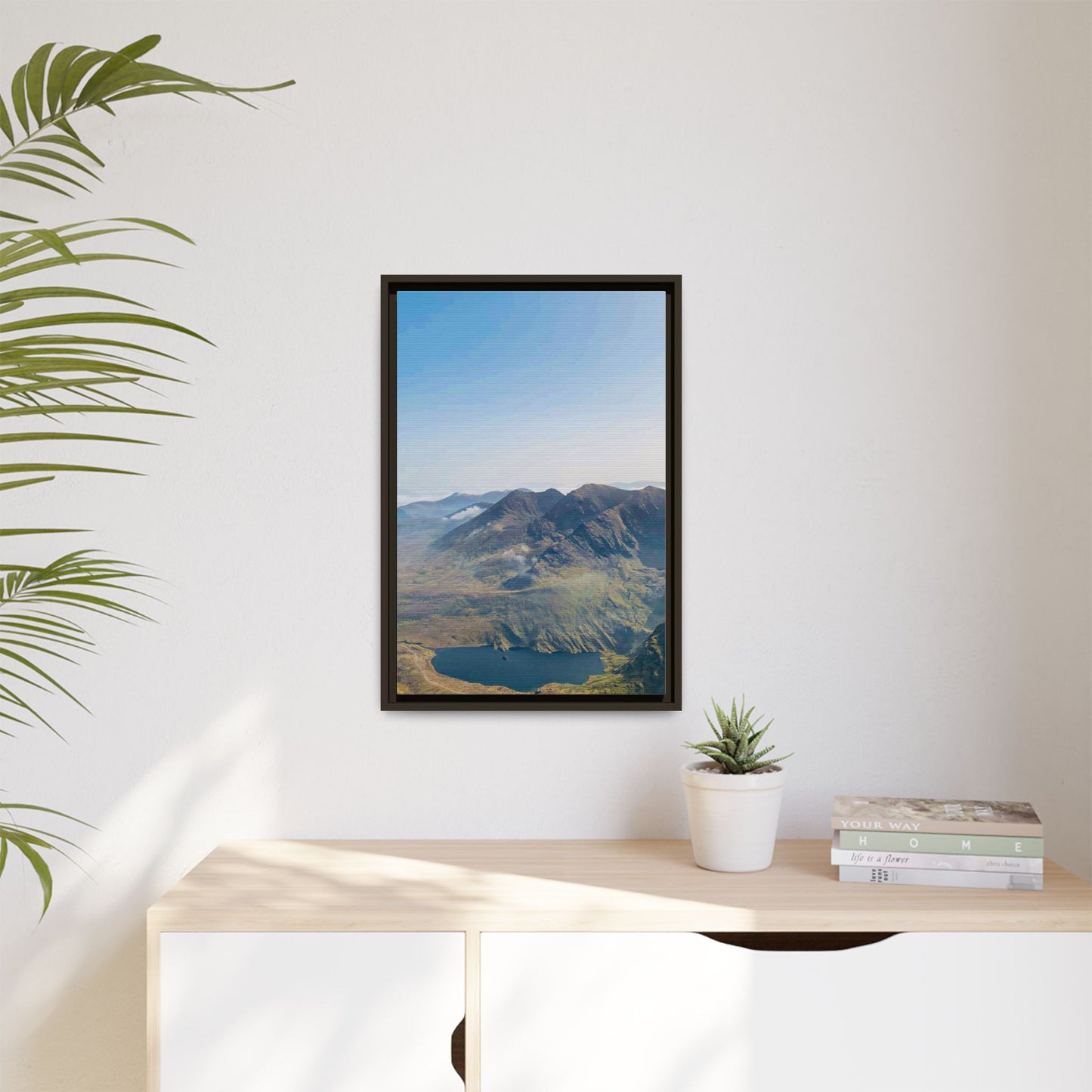 MacGillycuddy's Reeks Matte Canvas, Framed (Multi-color)