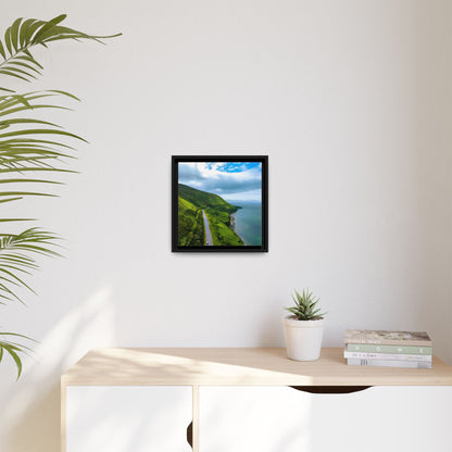 Ring of Kerry Drive Matte Canvas, Framed (Multi-color)