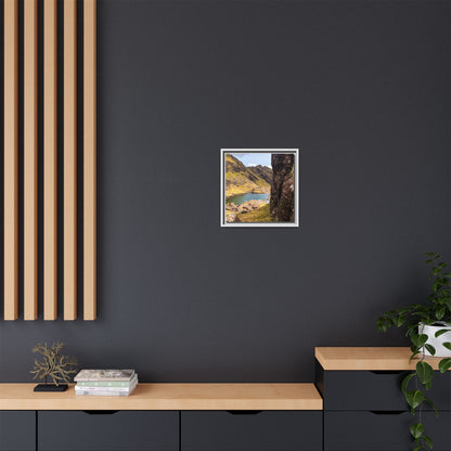 Mount Brandon Valley Matte Canvas, Framed (Multi-color)