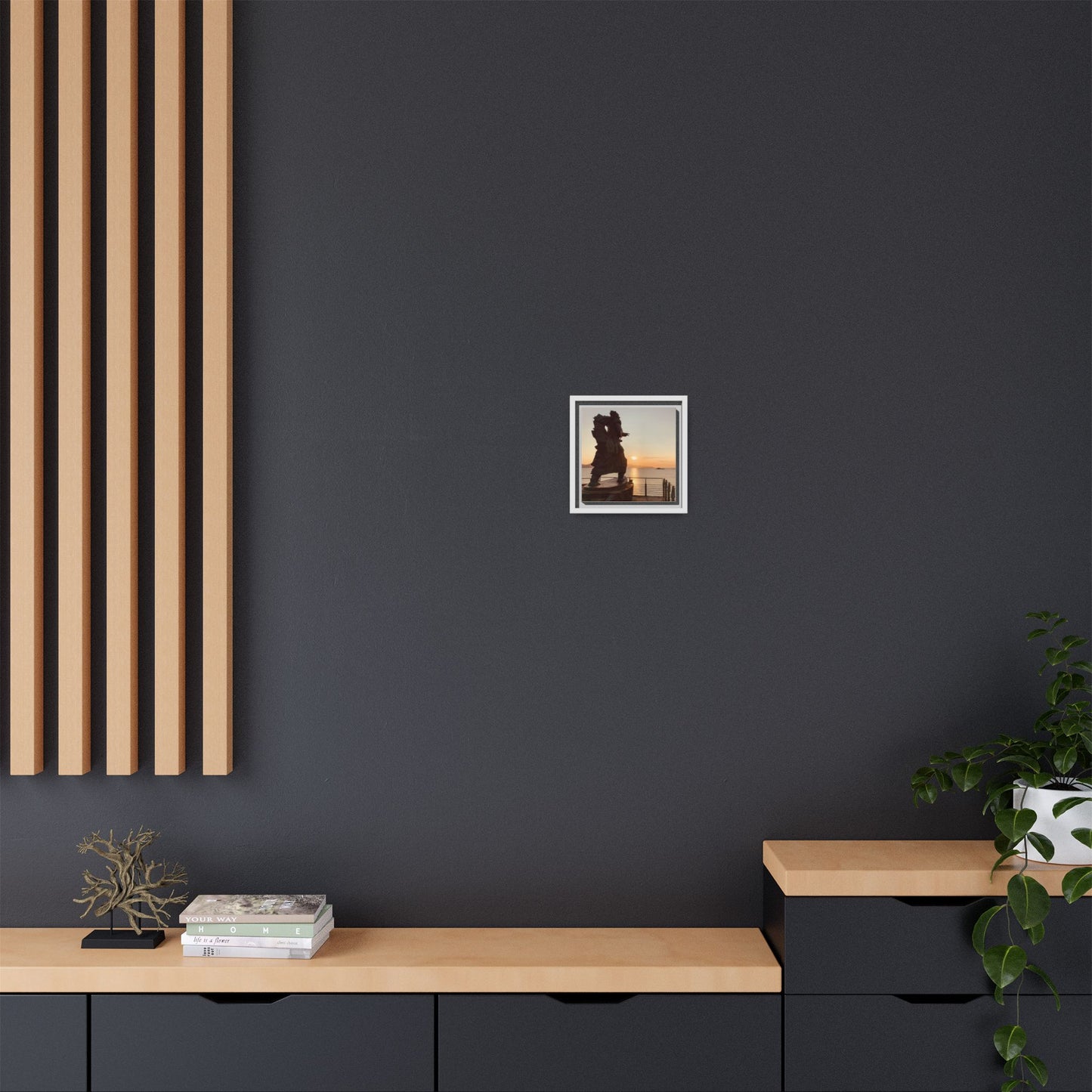 Fenit Matte Canvas, Framed (Multi-color)