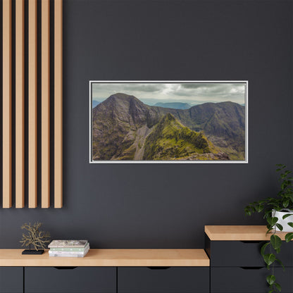 Halfway to Carrauntoohil Matte Canvas, Framed (Multi-color)