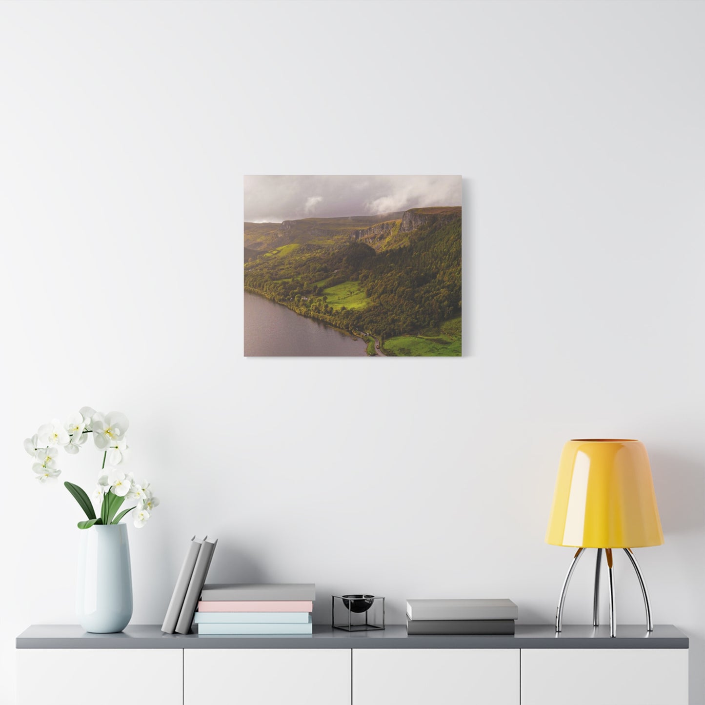 Sruth in Aghadh an Aird or The devil's Chimney Matte Canvas, Stretched, 1.25"