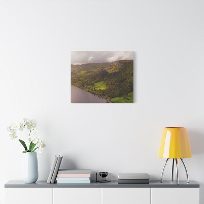 Sruth in Aghadh an Aird or The devil's Chimney Matte Canvas, Stretched, 1.25"