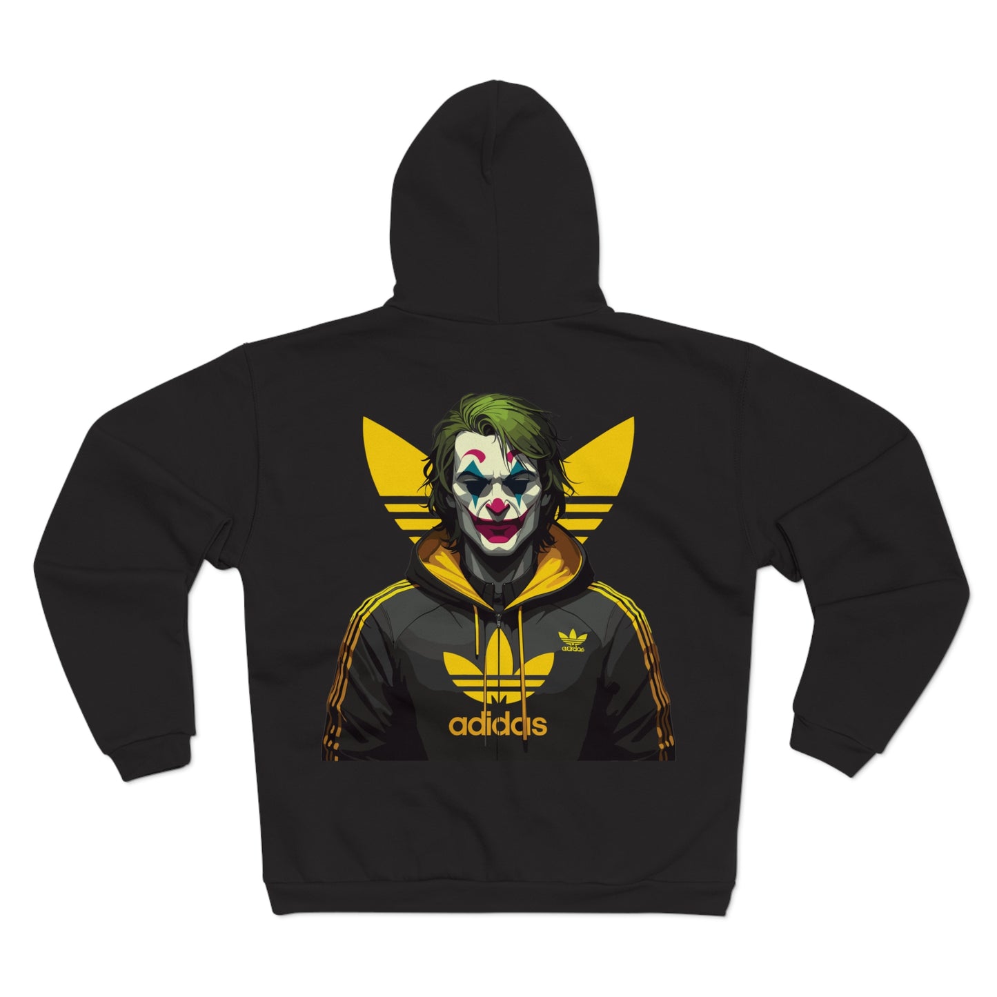 Joker And Adidas Cool Graphic Unisex Hooded Zip Sweatshirt