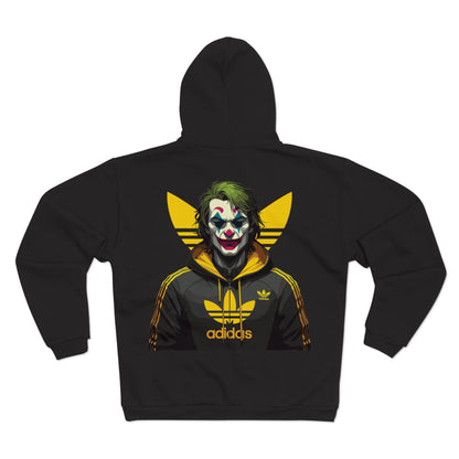 Joker And Adidas Cool Graphic Unisex Hooded Zip Sweatshirt