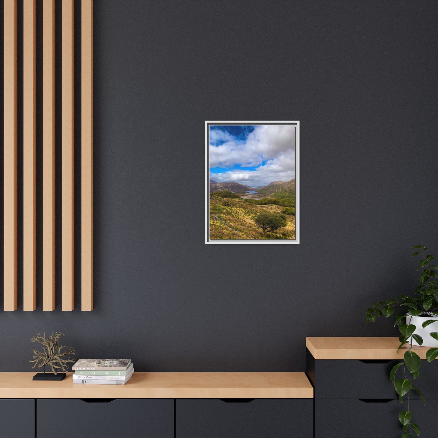 Matte Canvas, Framed (Multi-color)
