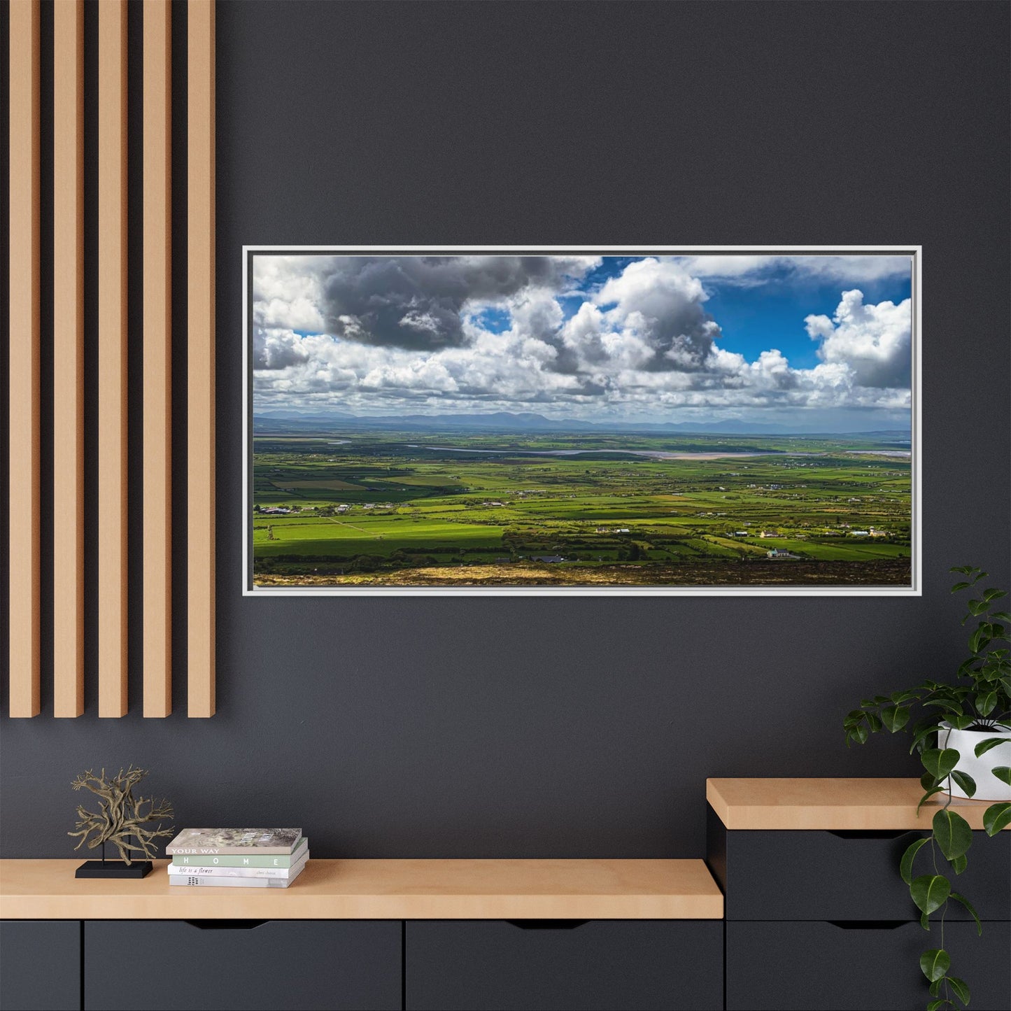 Kerry Panorama Matte Canvas, Framed (Multi-color)