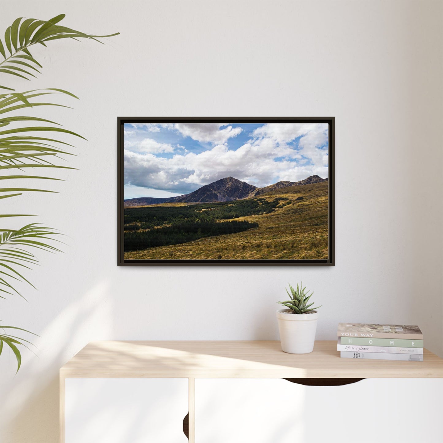 Mount Brandon Matte Canvas, Framed (Multi-color)