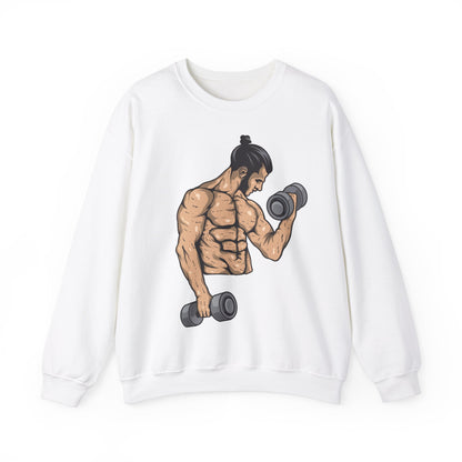 Motivational Unisex Heavy Blend™ Crewneck Sweatshirt - "Believe in Yourself" Gym Apparel