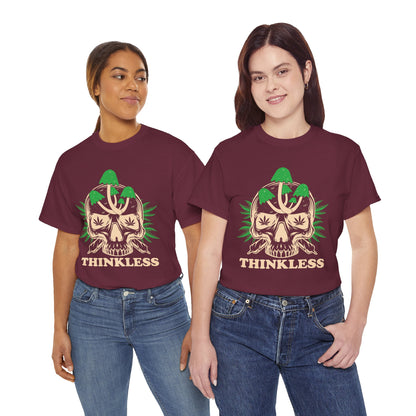 Mushroom Skull 'THINKLESS' T-Shirt