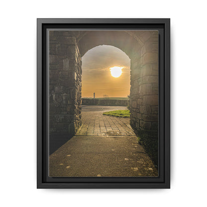 Pillars Matte Canvas, Framed (Multi-color)