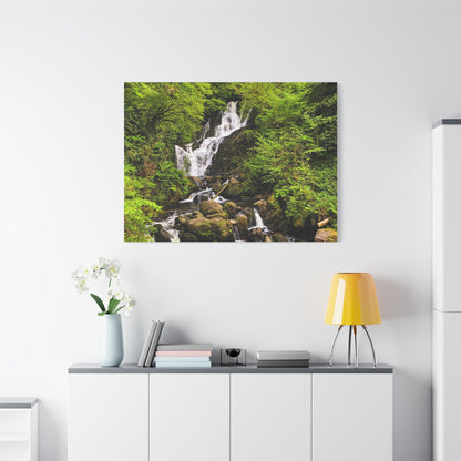 Torc waterfall Matte Canvas, Stretched, 1.25"