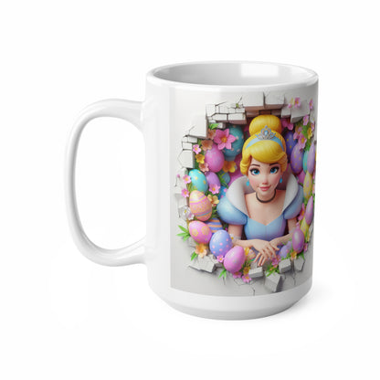 Cinderella Easter Ceramic Coffee Cups - 11oz & 15oz. Perfect for Spring Celebrations!
