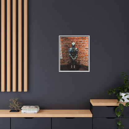 Steel Armour Medieval Age Lithuania Matte Canvas, Framed (Multi-color)