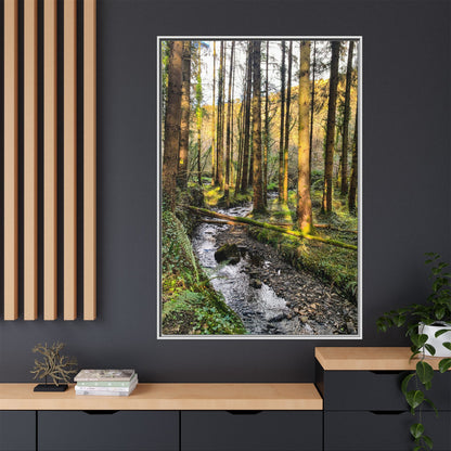 Glanageenty Forest Trail 2 Matte Canvas, Framed (Multi-color)
