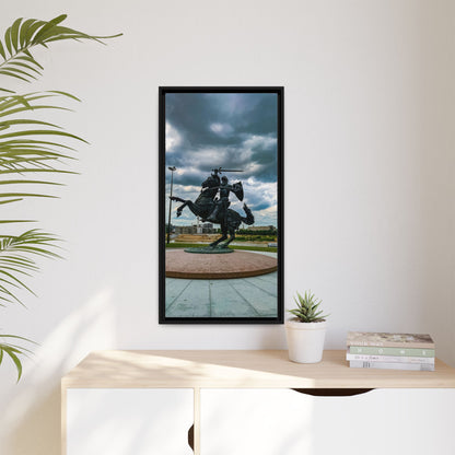 Kaunas Matte Canvas, Framed (Multi-color)