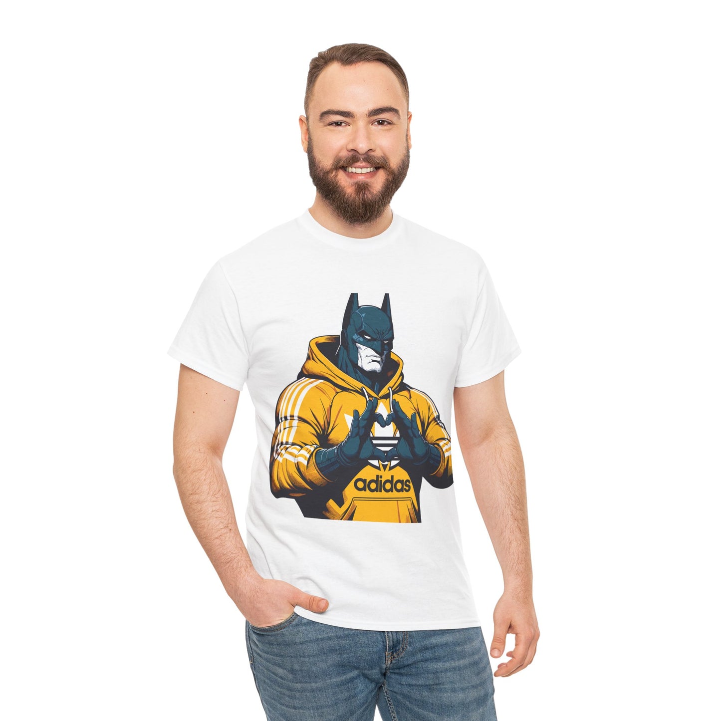 Super Hero With Love Unisex Heavy Cotton Tee
