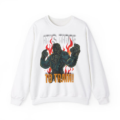 Unisex Heavy Blend™ Crewneck Sweatshirt - "It’s Time to Train!" Motivational Gym  Sweatshirt