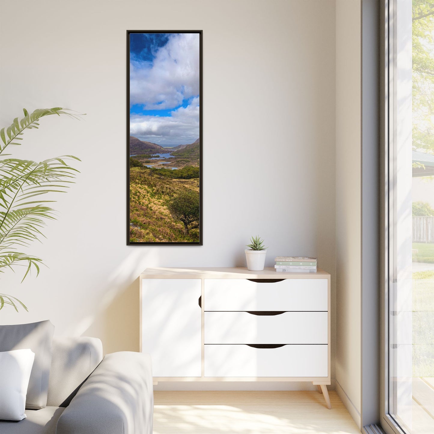 Matte Canvas, Framed (Multi-color)