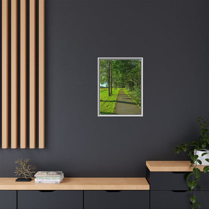 Listowel Town Park Matte Canvas, Framed (Multi-color)