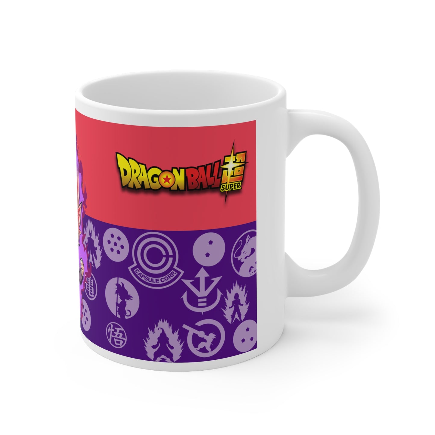 Dragon Ball Super Ceramic Coffee Cup - 11oz & 15oz - Perfect for Fans and Collectors