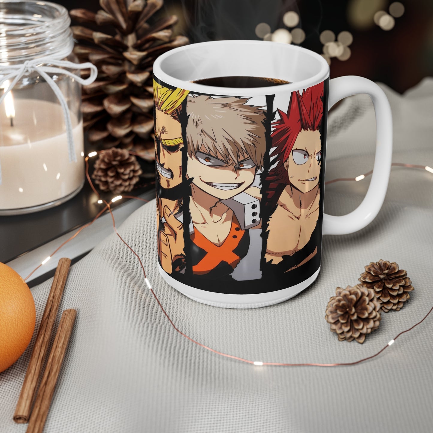 My Hero Academia Ceramic Coffee Cups | 11oz & 15oz | Anime Gift for Fans