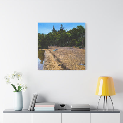 Muckross Lake Beach Matte Canvas, Stretched, 1.25"