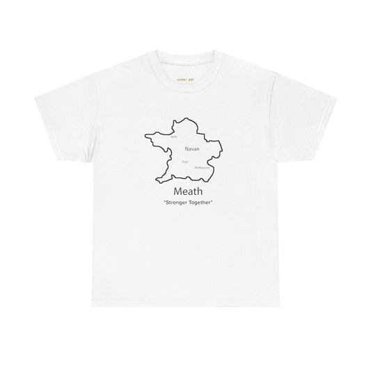 Meath Unisex Heavy Cotton Tee White Edition