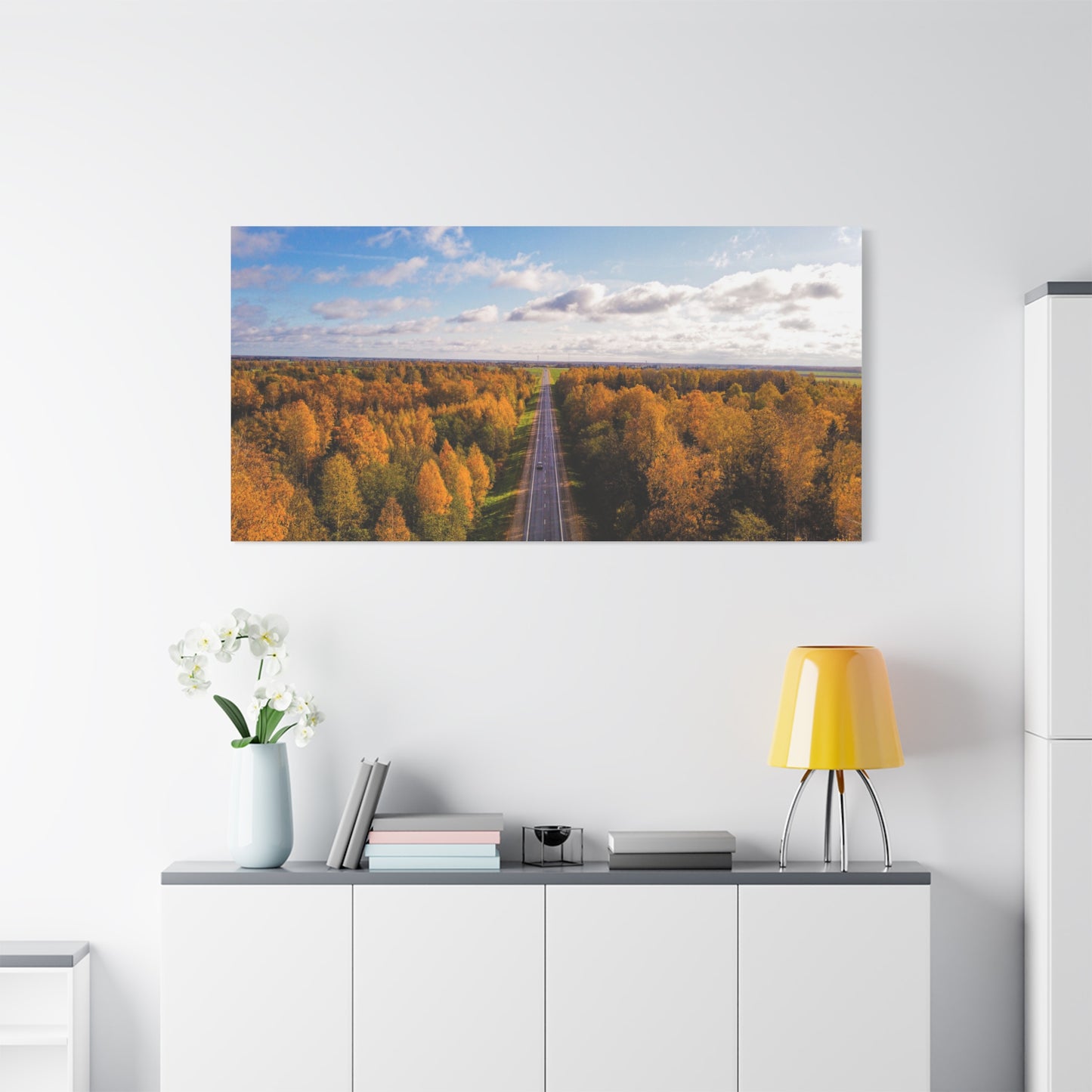 Somewhere in Lithuania Matte Canvas, Stretched, 1.25"