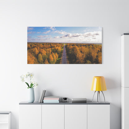 Somewhere in Lithuania Matte Canvas, Stretched, 1.25"