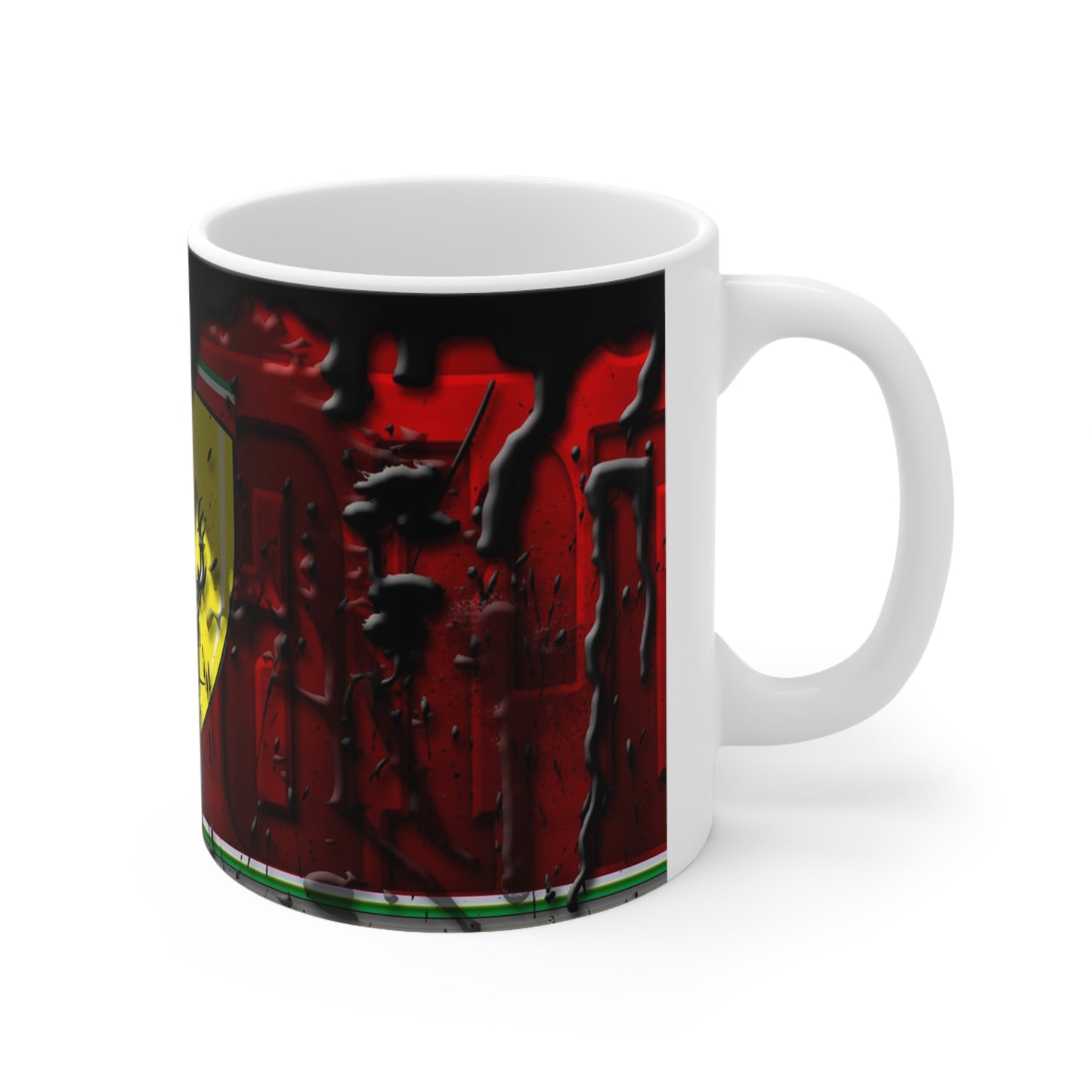 Ferrari-Inspired Ceramic Coffee Mug - 11oz and 15oz