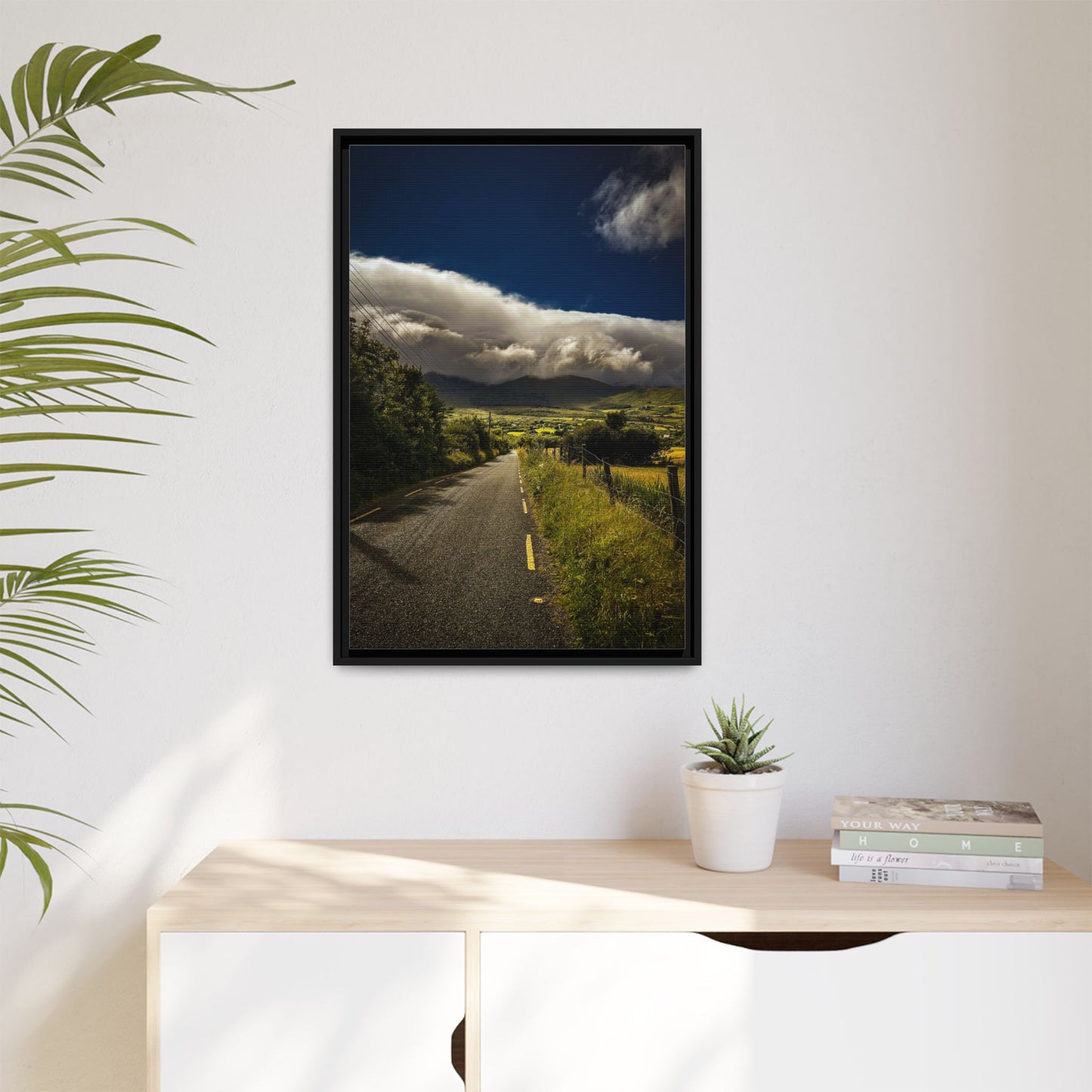 Somewhere In Kerry Matte Canvas, Framed (Multi-color)