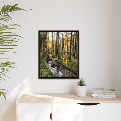 Glanageenty Forest Trail 2 Matte Canvas, Framed (Multi-color)