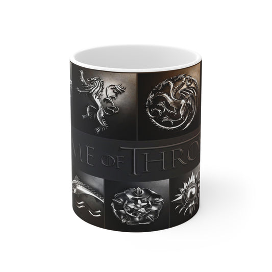 Game of Thrones Ceramic Coffee Mug - 11oz & 15oz - Fantasy Drinkware for Fans