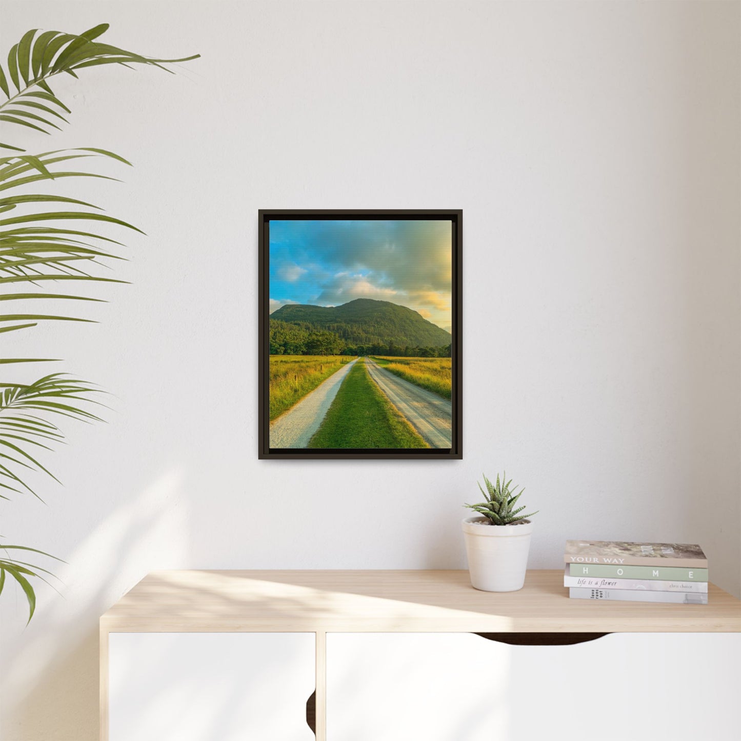 Mountain Torc Matte Canvas, Framed (Multi-color)