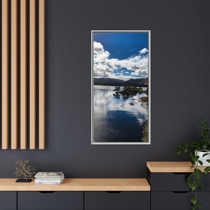 Lake Matte Canvas, Framed (Multi-color)