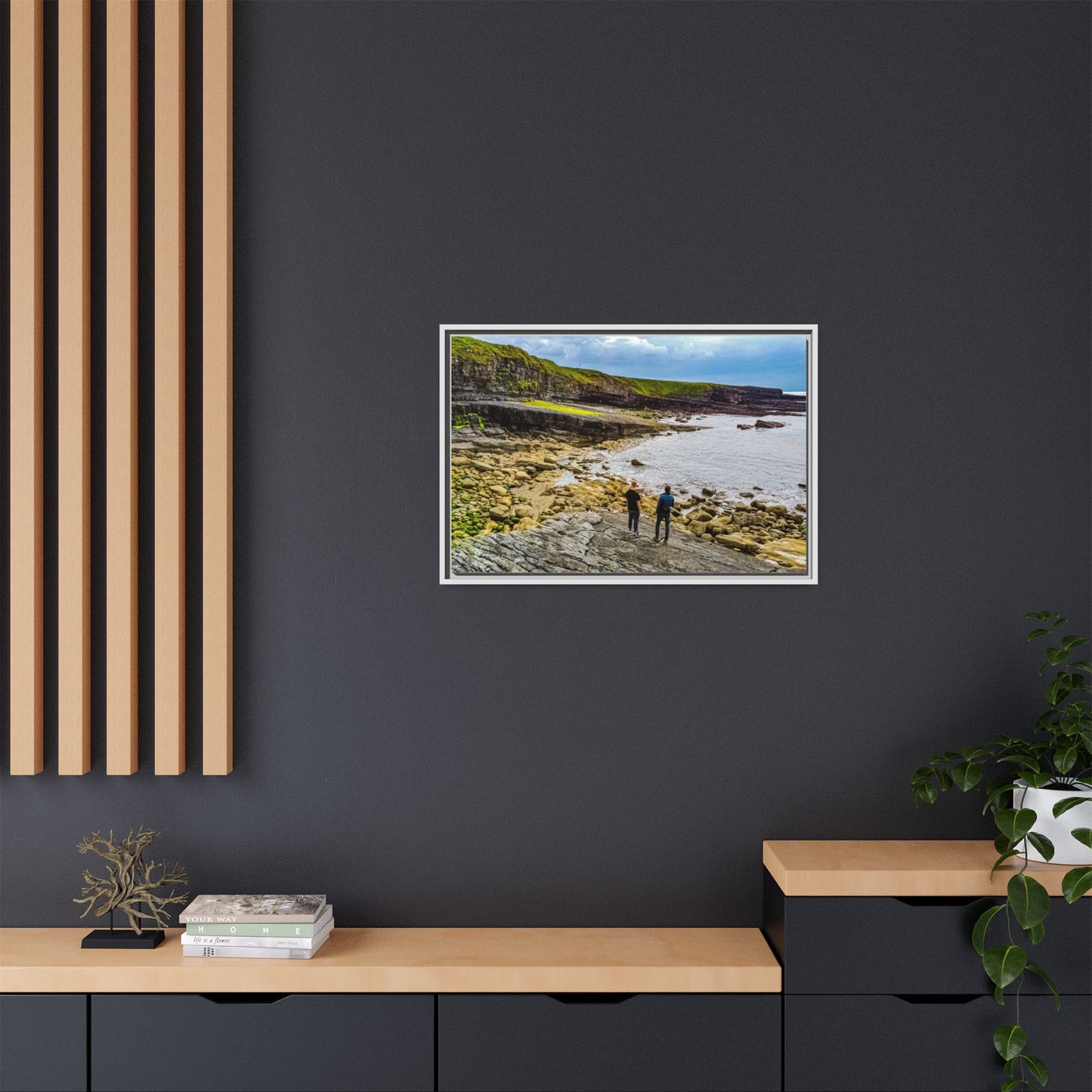 Sligo County Matte Canvas, Framed (Multi-color)